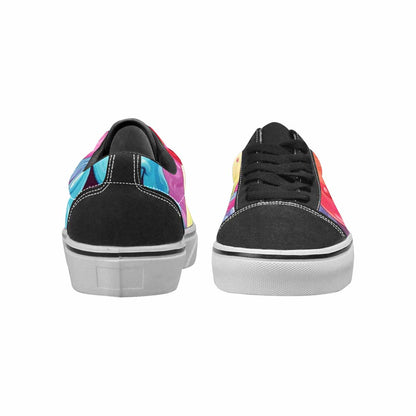 WOMEN'S Melting Icecream Monster Cherry Canvas Lace-Up Surreal Sneakers