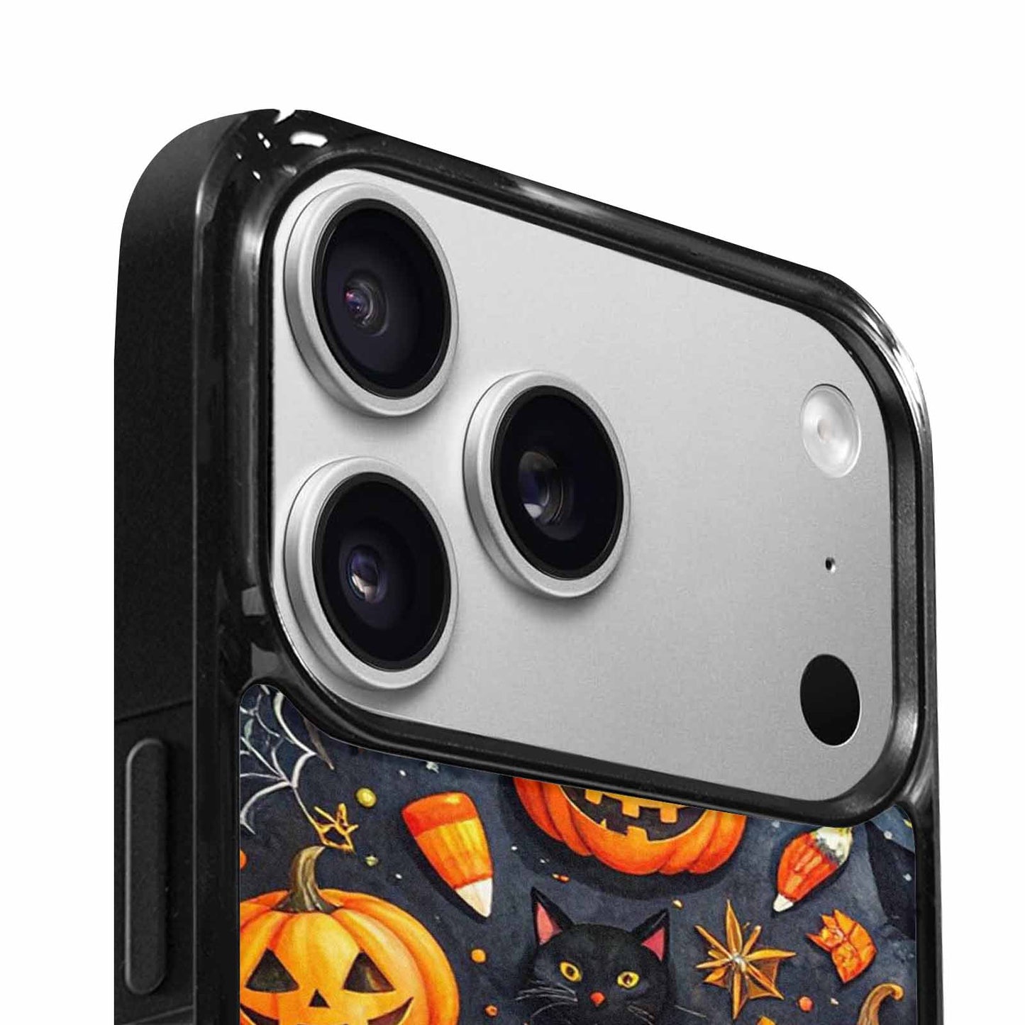 iPhone 17 Pro Max Case — Small Halloween Pattern, Randomly Original Art, Custom Made Phone Cover