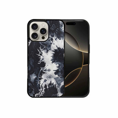 iPhone 16 Pro Max Case — Black White Animal Print, Custom Art Phone Cover