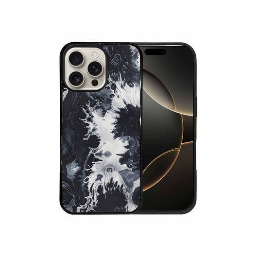 iPhone 16 Pro Max Case — Black White Animal Print, Custom Art Phone Cover