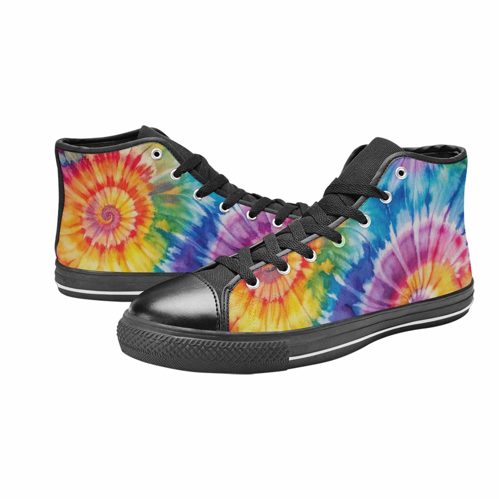 MEN'S Tie Dye Swirl High Top Canvas Dreamcore Sneakers