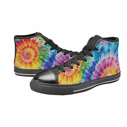 MEN'S Tie Dye Swirl High Top Canvas Dreamcore Sneakers