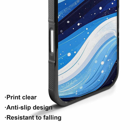 iPhone 17 Case — Glossy Winter Wave Cartoon Cute, Custom Designed Case Cover