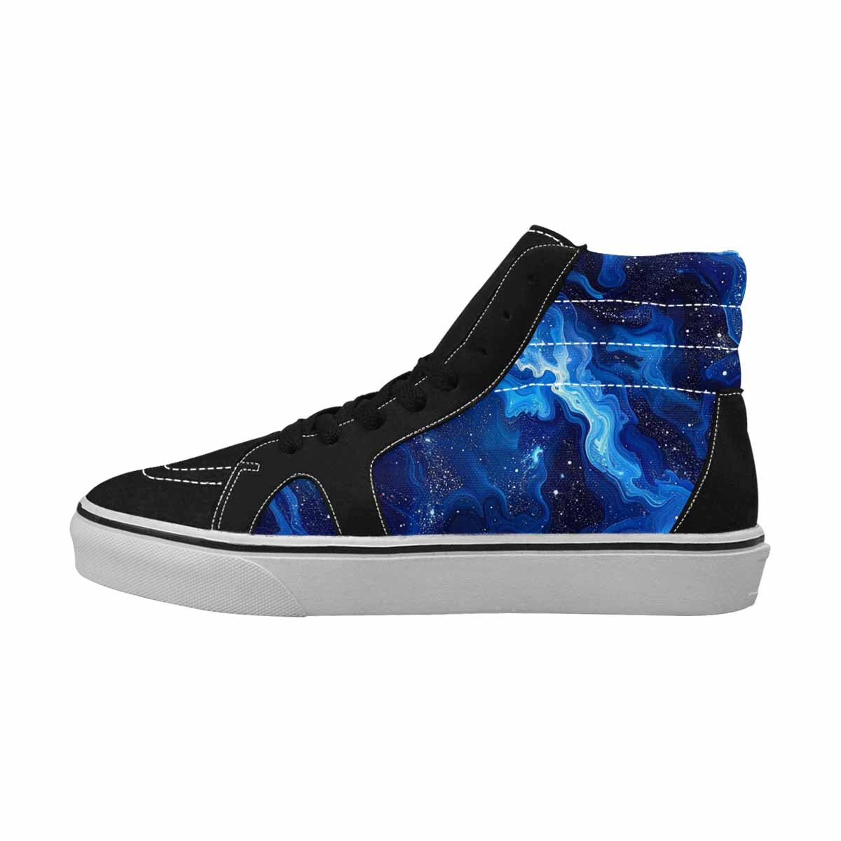 WOMEN'S Galaxy Art - High Top Canvas Wallpaper Art Custom Sneakers