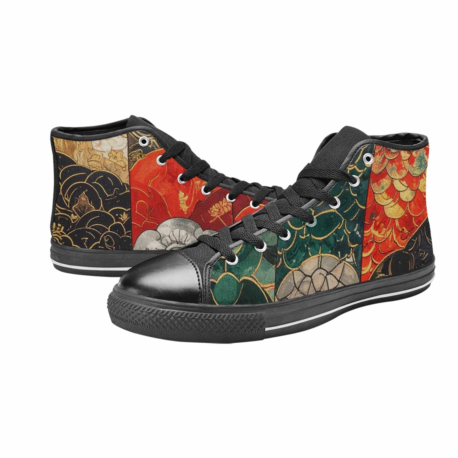 MEN'S Dragon Scale Fantasy High Top Canvas Aesthetic Sneakers