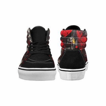 MEN'S Liminal Space Fragment High Top Canvas Kaleidoscope Custom Sneakers