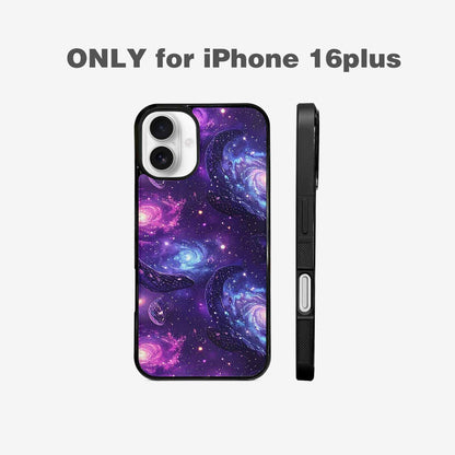 iPhone 16 Plus Case — Galaxy Snake Print Custom, Custom Art Phone Cover