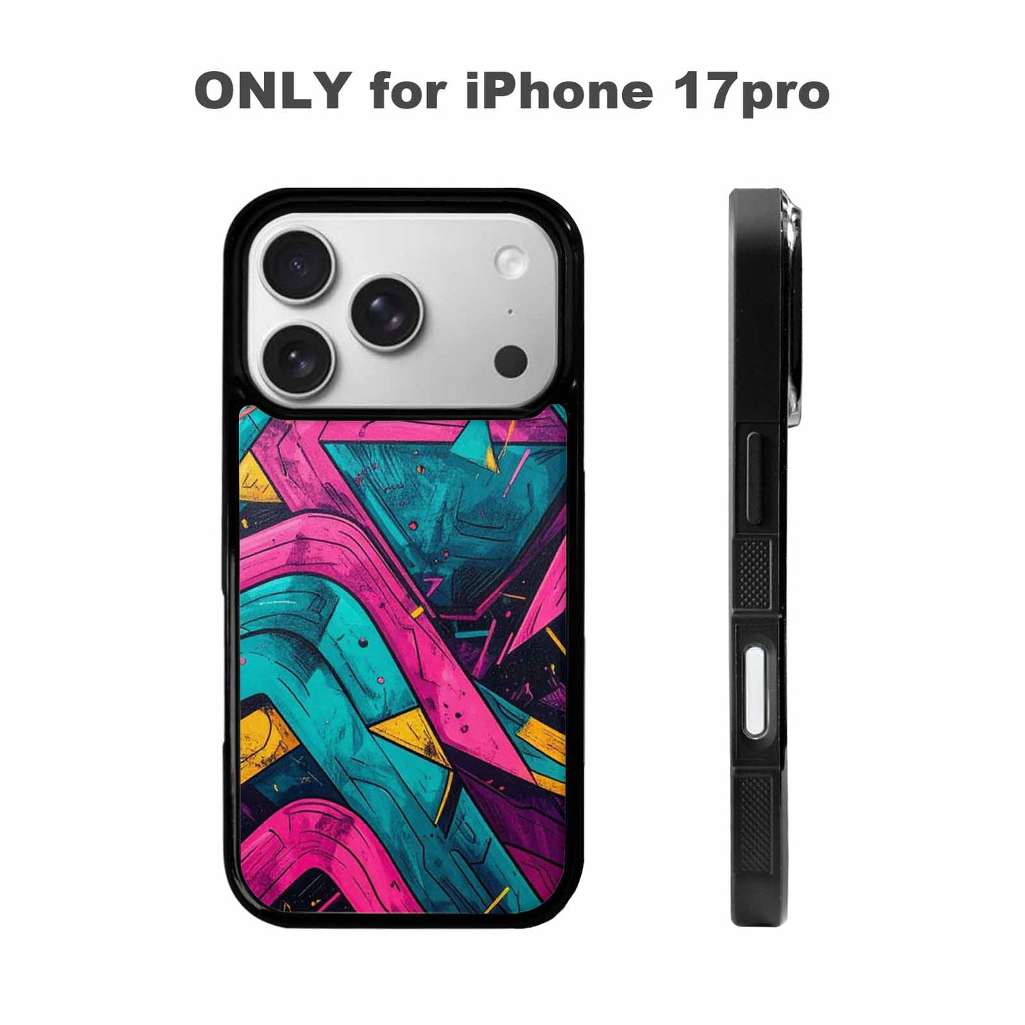 iPhone 17 Pro Case — Retro Print Retro Vintage, Custom Phone Case
