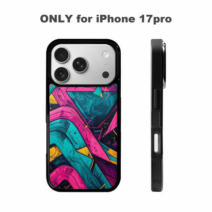 iPhone 17 Pro Case — Retro Print Retro Vintage, Custom Phone Case