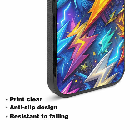 iPhone 15 Plus Case — Lightning Bolt Storm Pattern Hundreds Of, Customized Protective Case