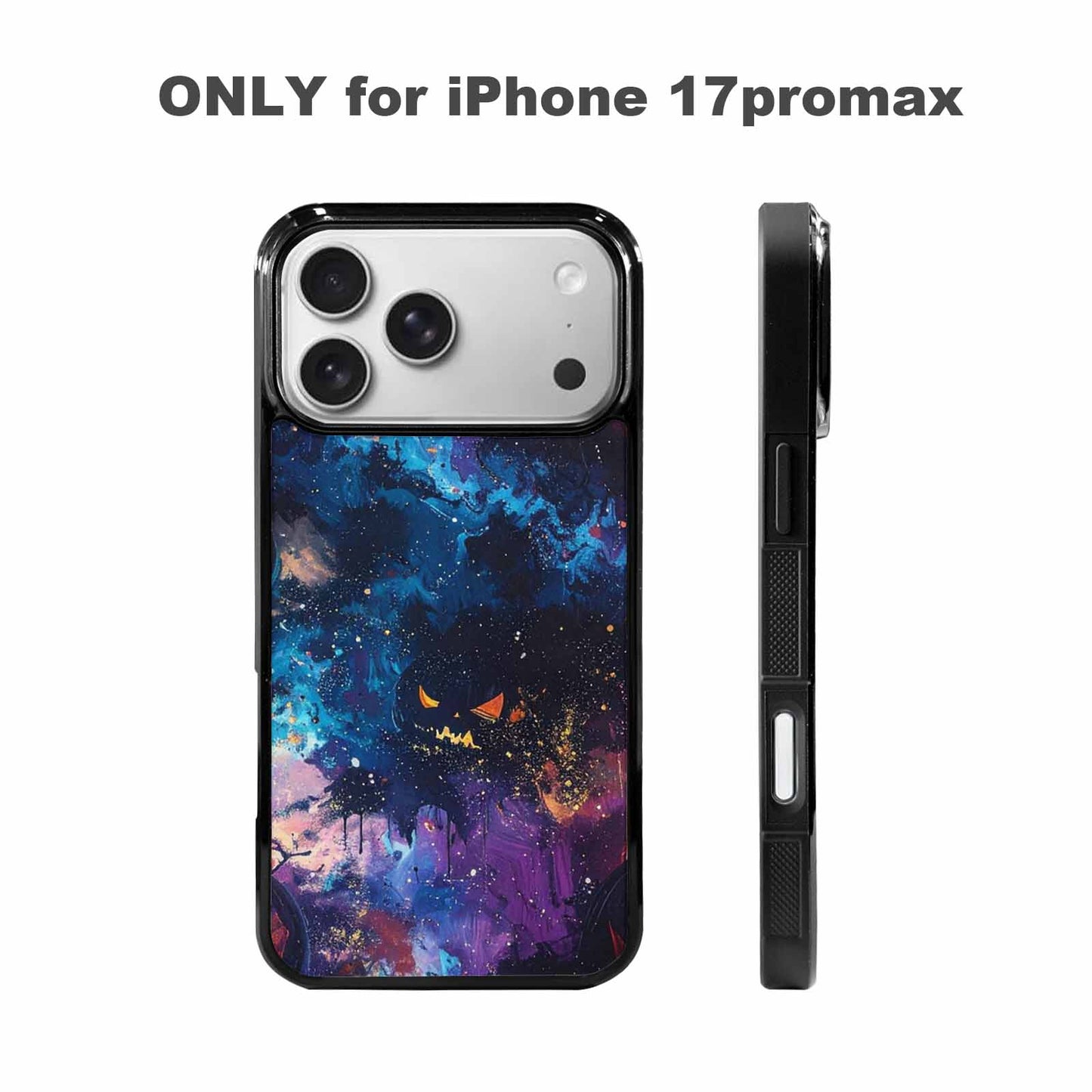 iPhone 17 Pro Max Case — Eamless Repeating Pattern Of Galaxy Space, Custom Designed Case Cover