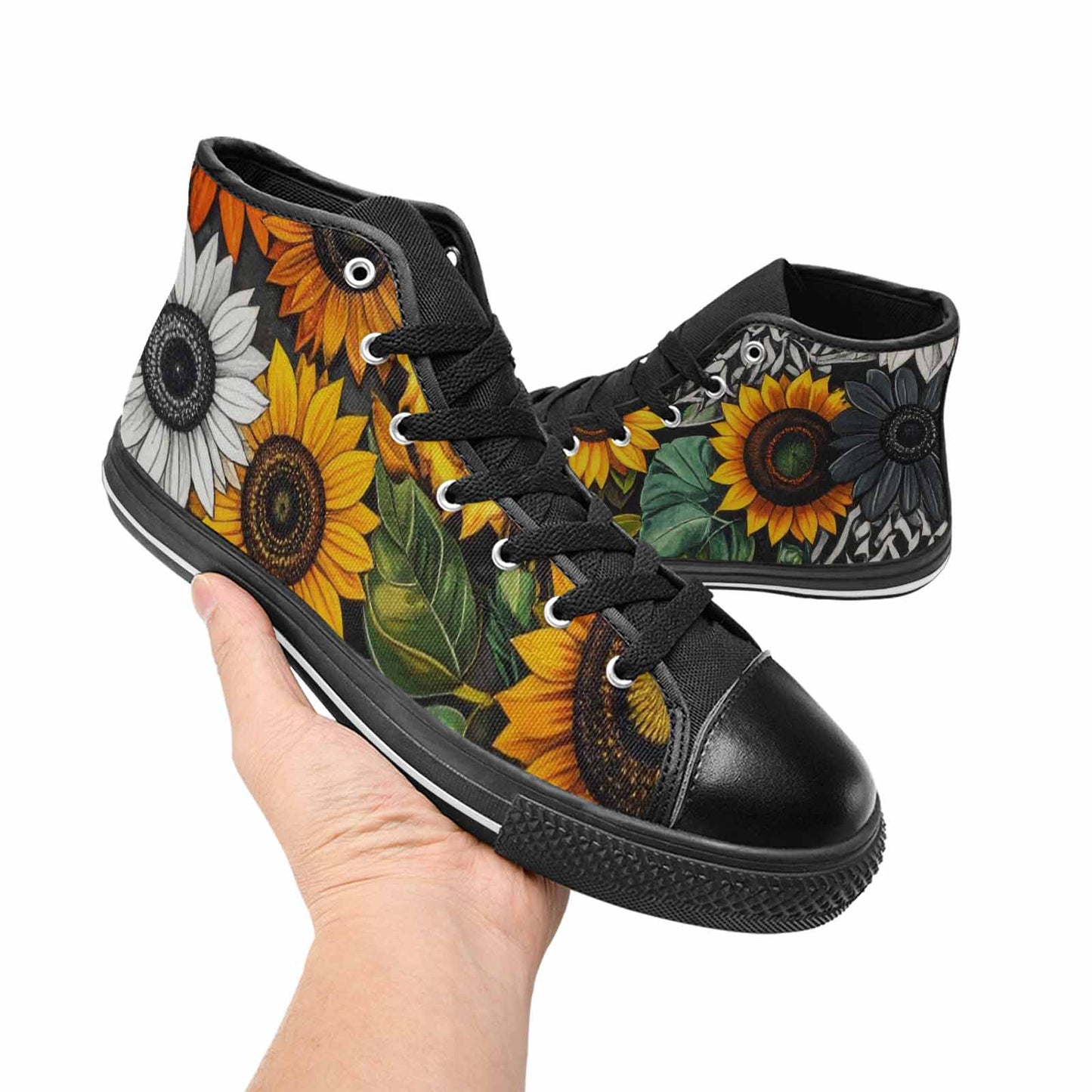 WOMEN'S Blend Melt Them High Top Canvas Surreal Sneakers