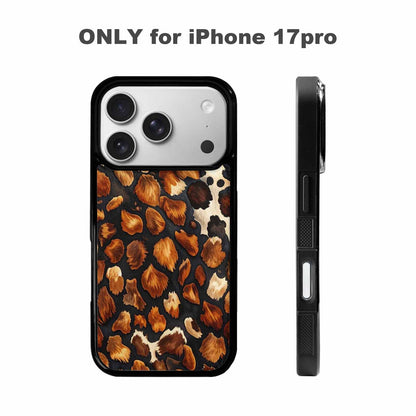 iPhone 17 Pro Case — Small Cow Animal Print Skin Animal, Unique Phone Case Design