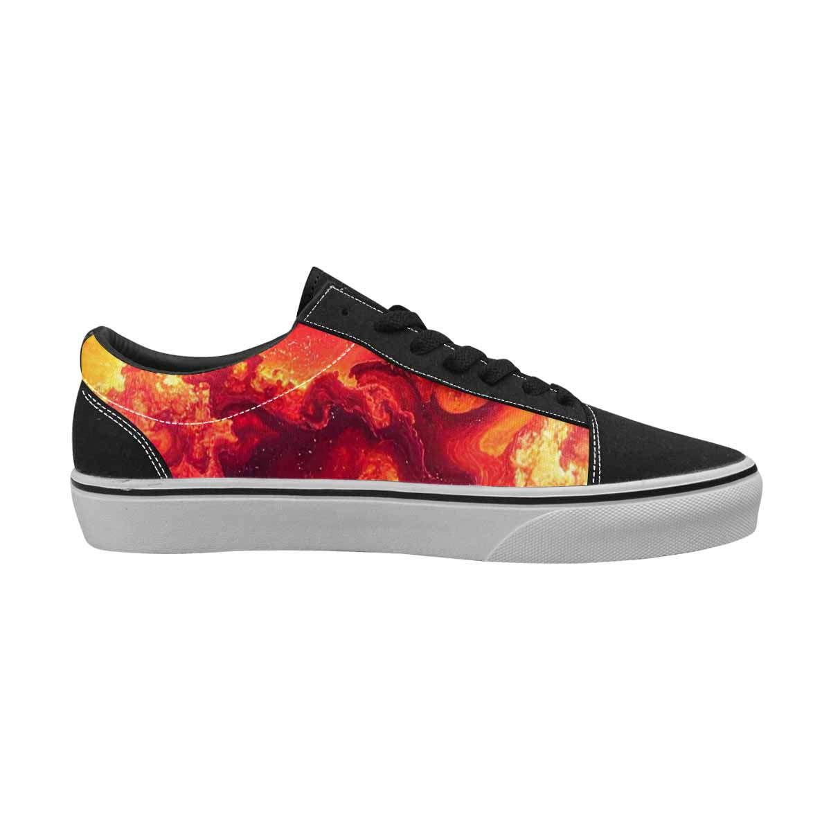 WOMEN'S Galaxy Art - Canvas Lace-Up Dreamcore Custom Sneakers