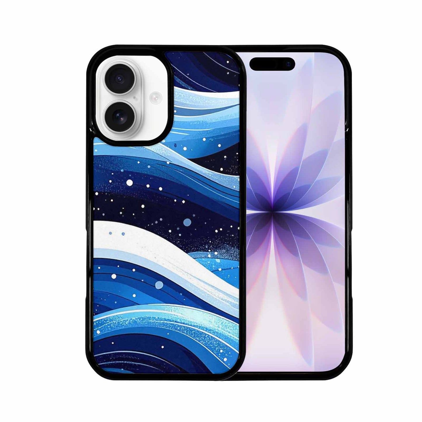 iPhone 17 Case — Glossy Winter Wave Cartoon Cute, Custom Designed Case Cover