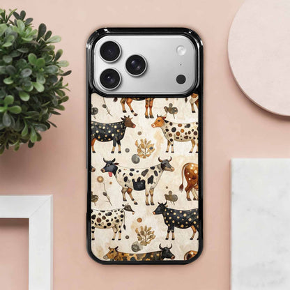 iPhone 17 Pro Max Case — Small Cow Animal Print Animal Print, Custom Phone Case