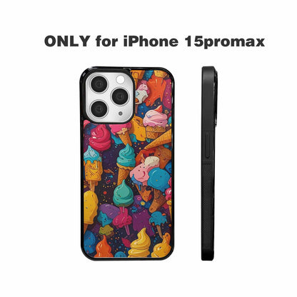 iPhone 15 Pro Max Case — Ice Cream Motif Ice Cream Motifs, Custom Phone Case