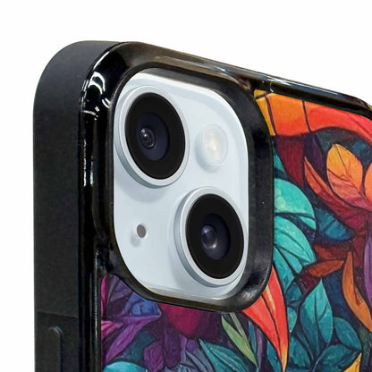iPhone 15 Plus Case — Toucan Jungle Toucan Jungle Pattern Hundreds, Customized Protective Case