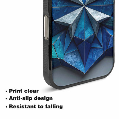 iPhone 16 Pro Max Case — Geometric Origami Art Pattern Personalized Phone, Unique Phone Case Design