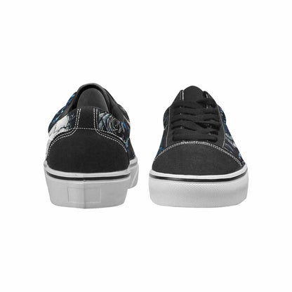 WOMEN'S Skull Roses Lace-Up Canvas Dreamlike Custom Shoes