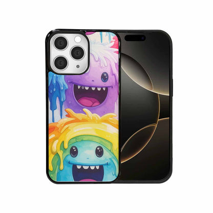iPhone 15 Pro Max Case — Rainbow Sherbet Monster, Custom Phone Case