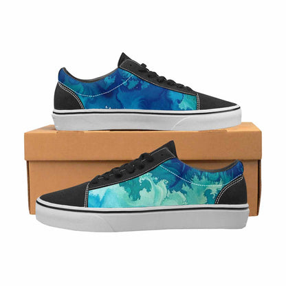 WOMEN'S Tie Dye - Canvas Lace-Up Wallpaper Art Custom Shoes