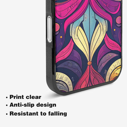 iPhone 16 Plus Case — 1970s Disco Cartoon Art Pattern, Custom Phone Case