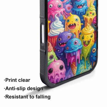 iPhone 17 Pro Max Case — Melting Ice Cream Monster Charac Original, Custom Phone Case