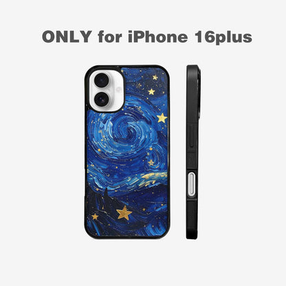 iPhone 16 Plus Case — Starry Night Galaxy Custom Personalized Phone, Custom Art Phone Cover