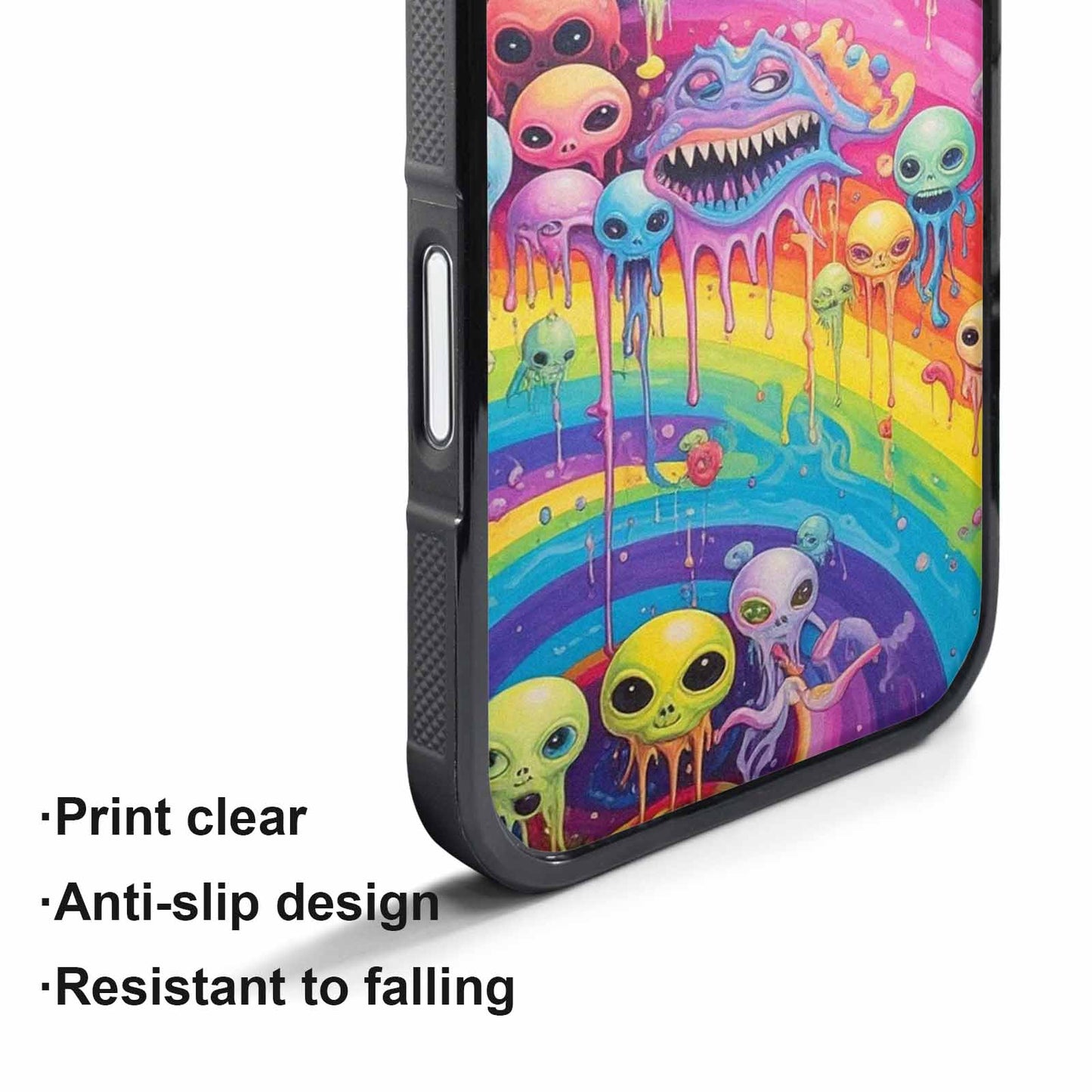 iPhone 17 Pro Max Case — Aliens Tie Dyemelting Aliens Tie Dye, Personalized Phone Case