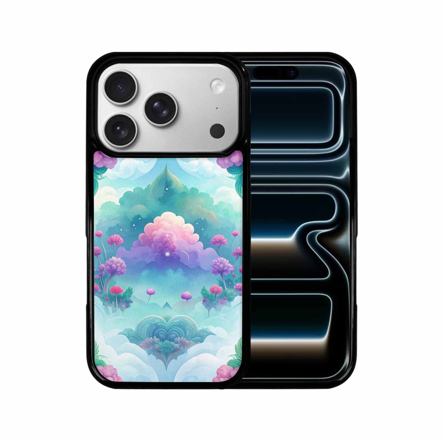iPhone 17 Pro Case — Surrealist Dreamscape Original Art, Custom Art Phone Cover