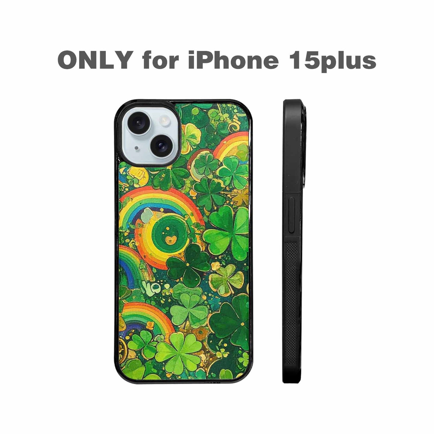 iPhone 15 Plus Case — St Patrick\'s Clover St Patrick\'s Clover, Custom Made Phone Cover