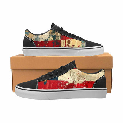 MEN'S American Flag Stars Canvas Lace-Up Vivid Shoes