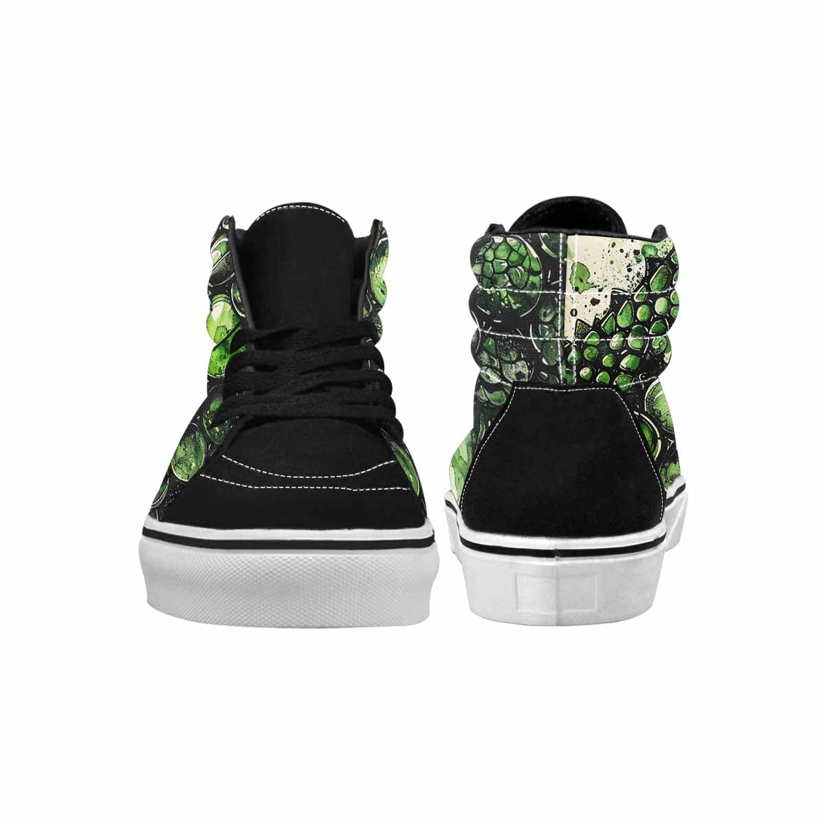MEN'S Reptile Scale High Top Canvas Surreal Shoes