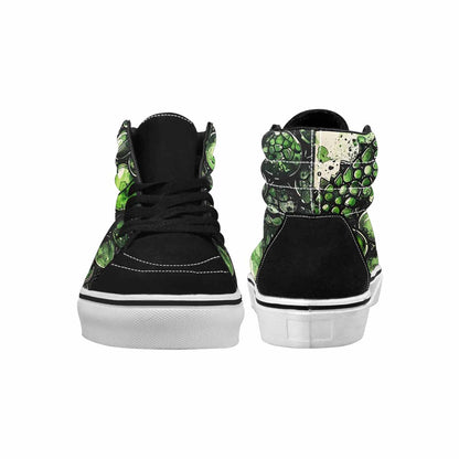 MEN'S Reptile Scale High Top Canvas Surreal Shoes