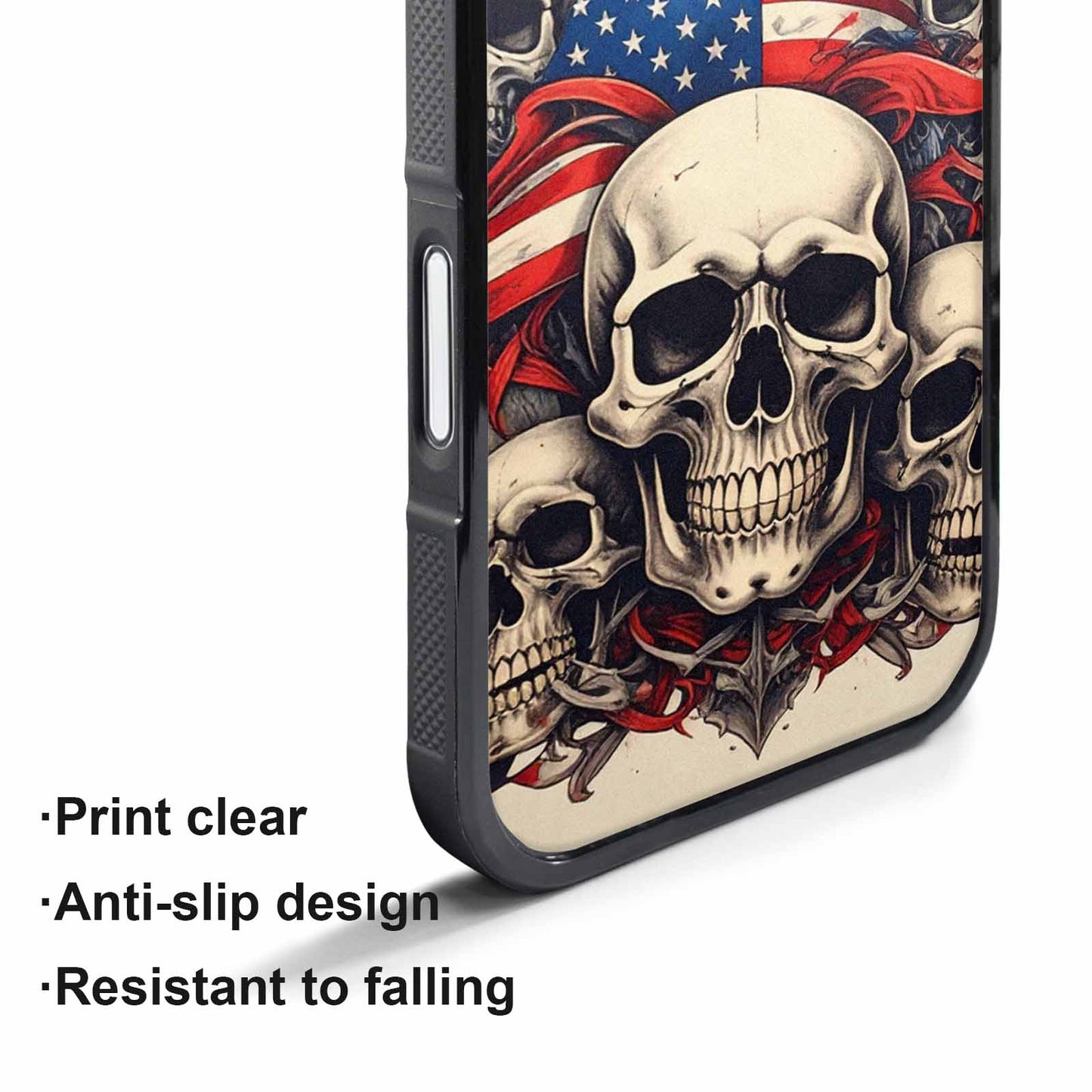 iPhone 17 Air Case — Skull Dark Art Gothic Print Gothic, Custom Phone Case