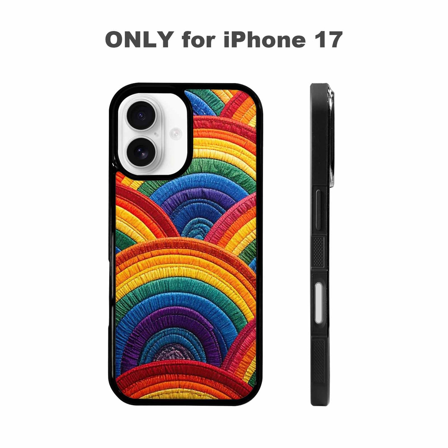 iPhone 17 Case — Vivid Camo Rainbow Camo, Custom Made Phone Cover