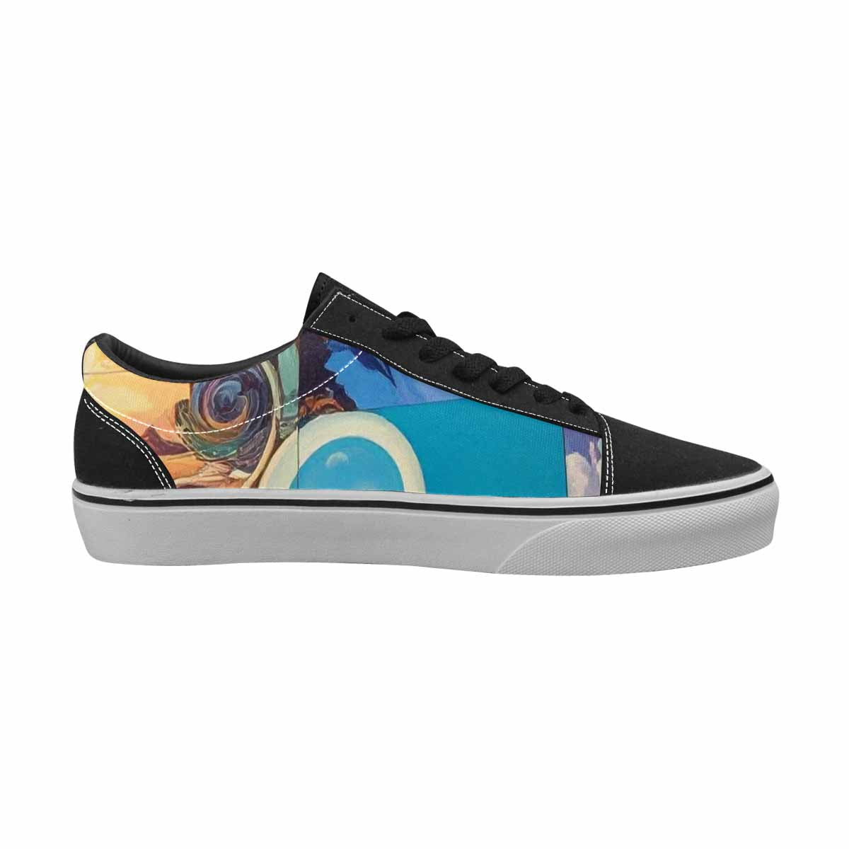 WOMEN'S Surreal Dream Fragment Lace-Up Canvas Dreamcore Custom Shoes