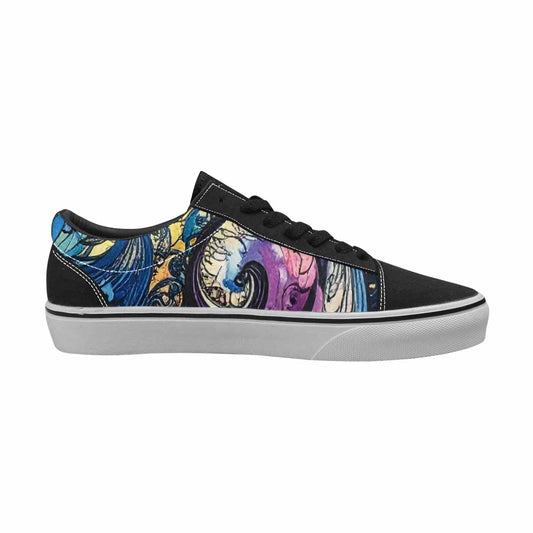 WOMEN'S Tie Lace-Up Canvas Grunge Custom Shoes