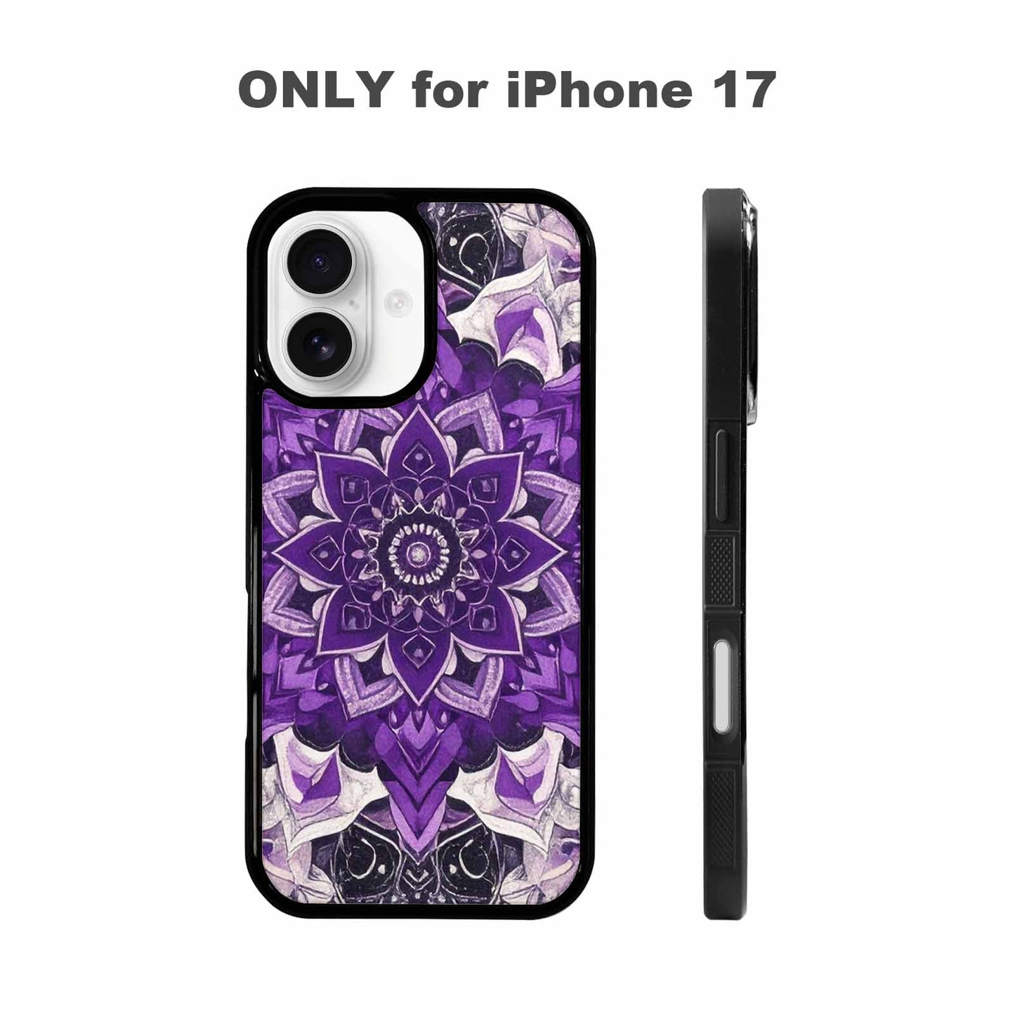 iPhone 17 Case — Small Mandala Pattern, Randomly Floral, Custom Print Case Cover