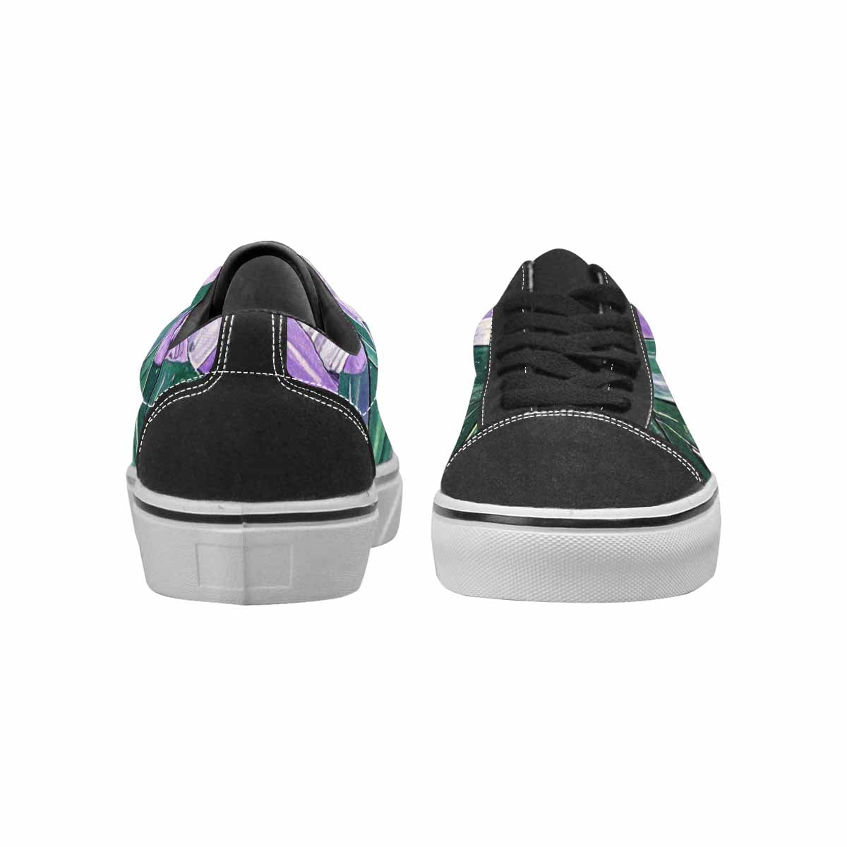 MEN'S Genderqueer Flag Color Canvas Lace-Up Wallpaper Art Sneakers