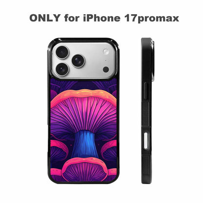 iPhone 17 Pro Max Case — Psychedelic Mushroom Cartoon Pattern Cartoon Cute, Custom Art Phone Cover