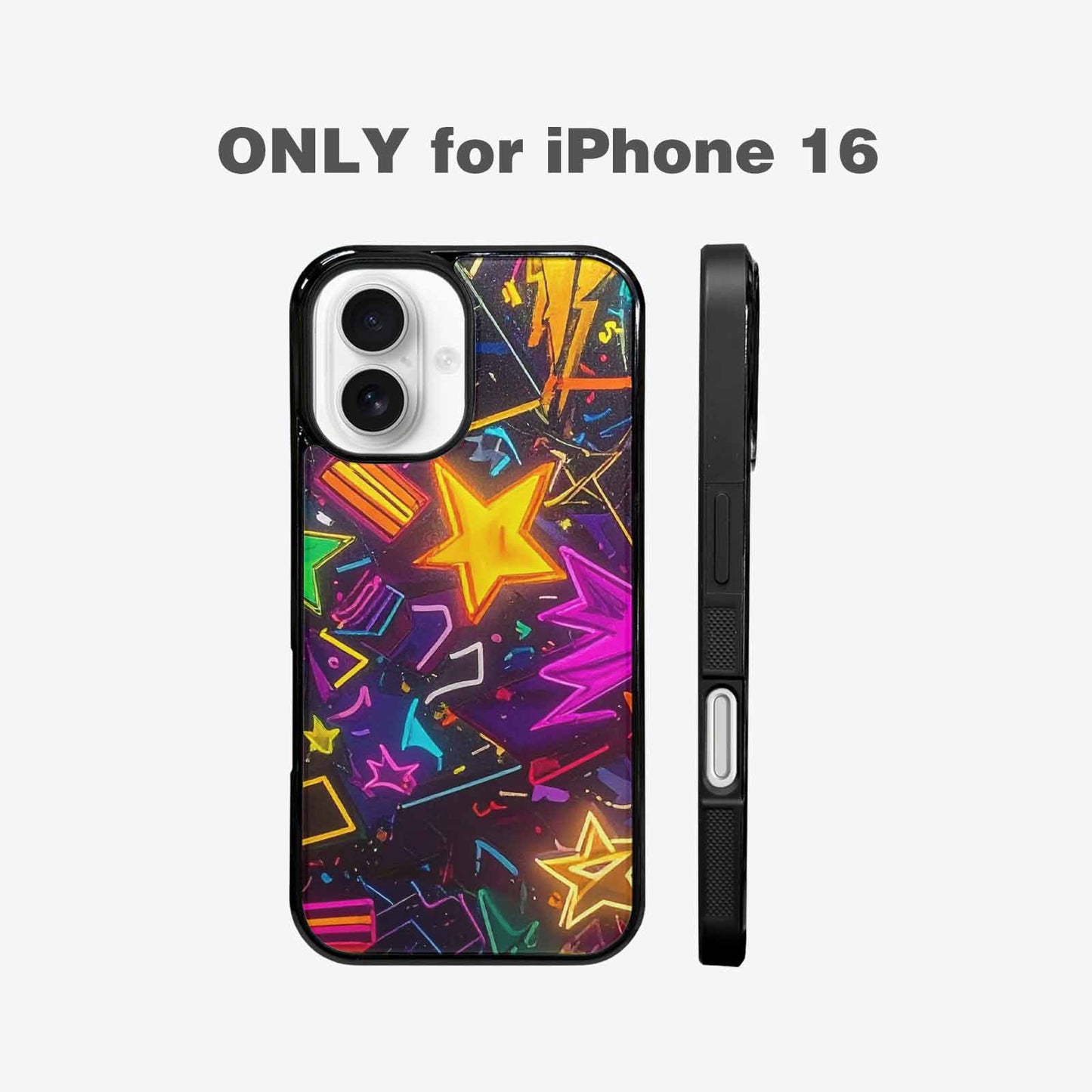 iPhone 16 Case — 80s Retro Motif 80s Retro Motifs, Original Design Phone Case