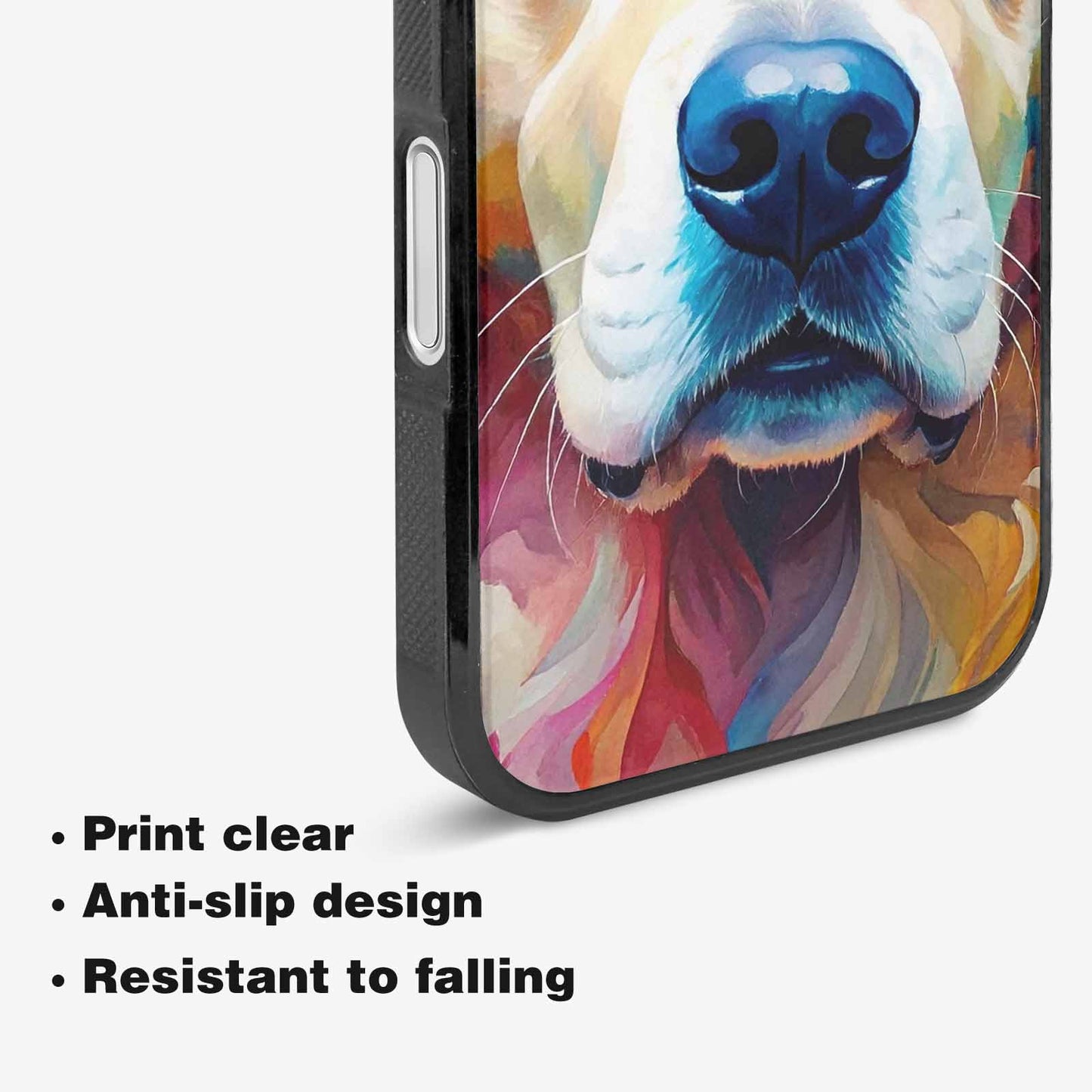 iPhone 16 Plus Case — Golden Retriever Watercolor Art Pattern Personalized, Custom Designed Case Cover