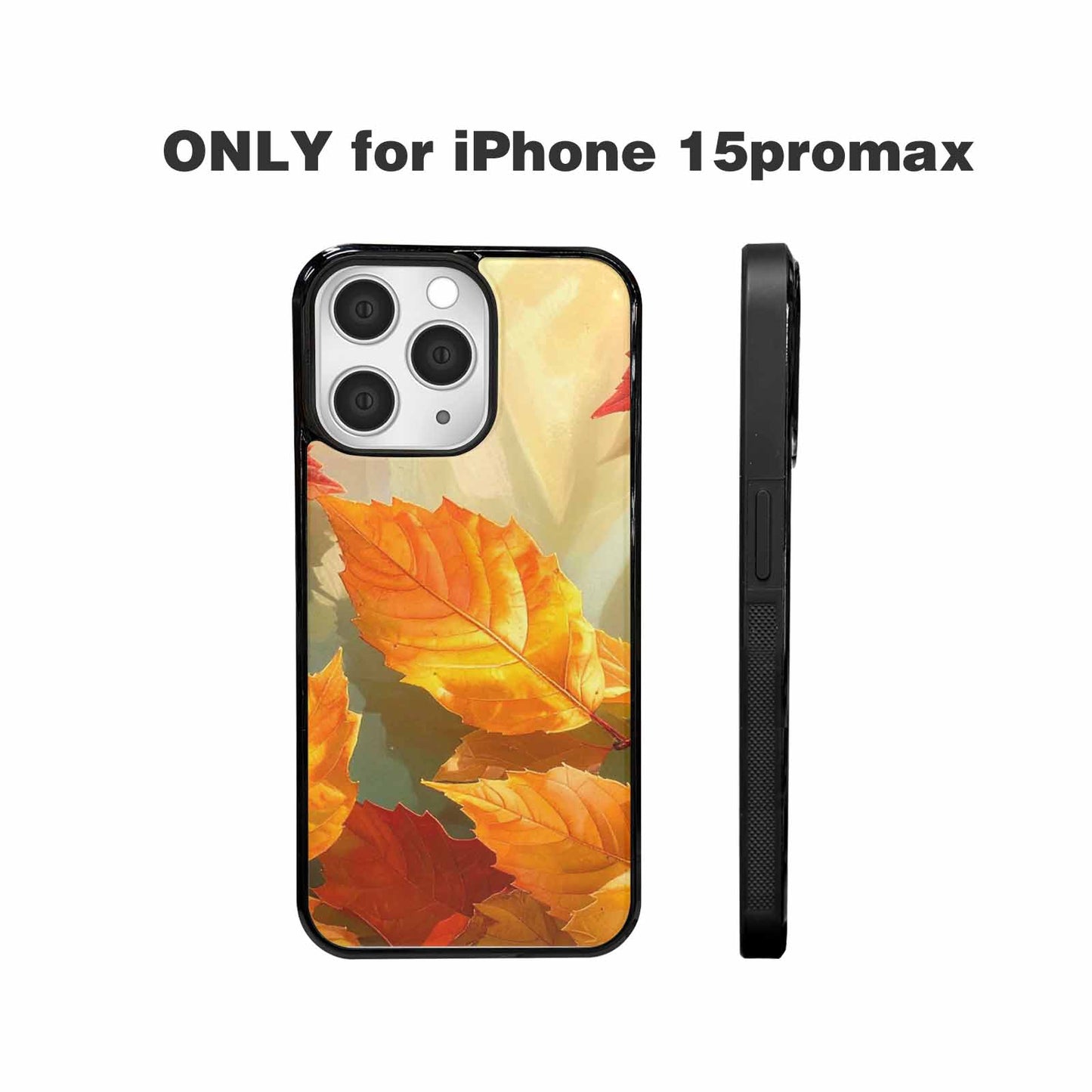 iPhone 15 Pro Max Case — Autumn Leaves, Custom Print Case Cover