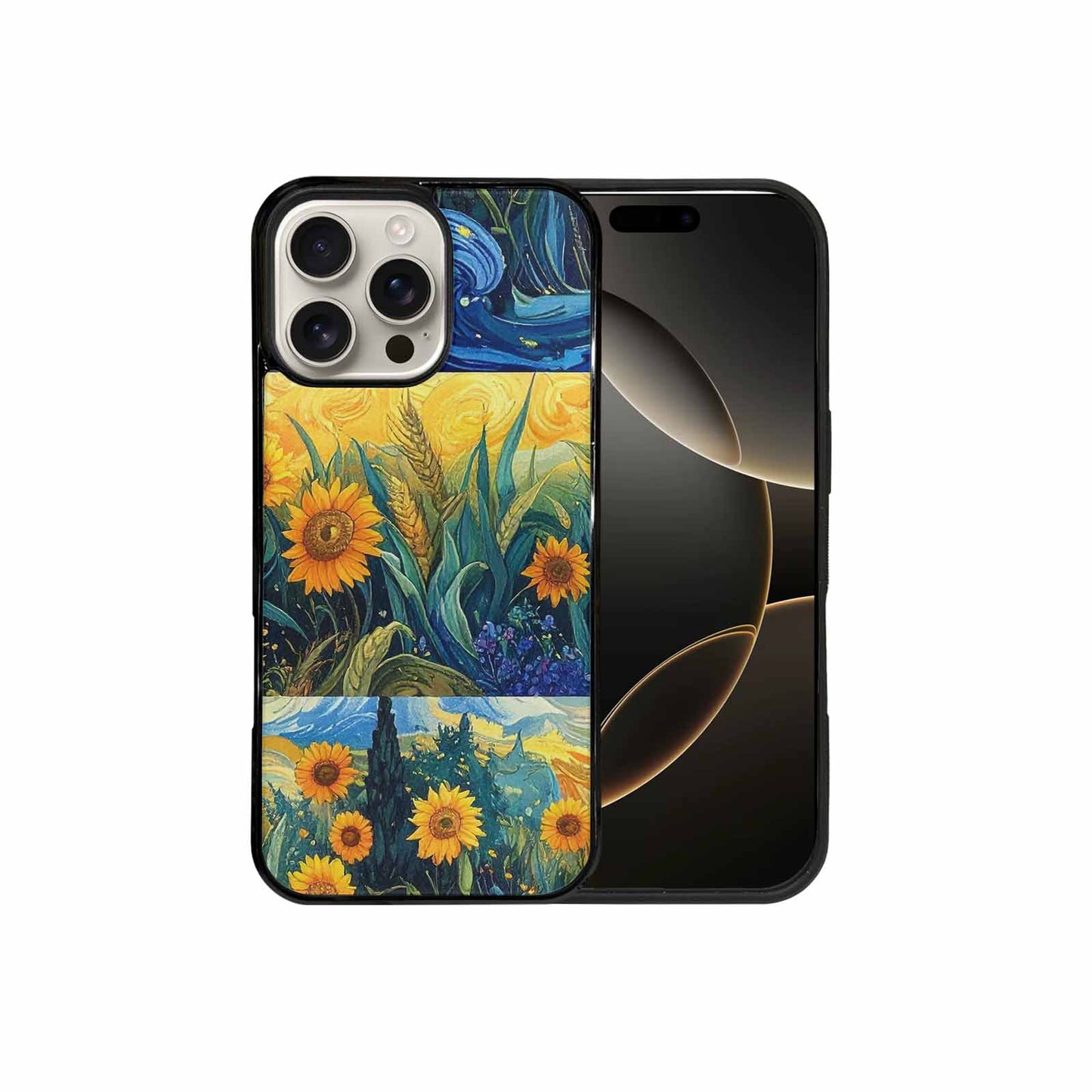 iPhone 16 Pro Max Case — Blend All Versions Together Melting Together, Custom Print Case Cover