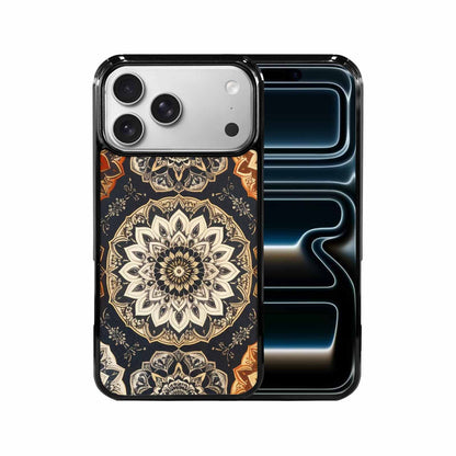 iPhone 17 Pro Max Case — Small Mandala Pattern, Randomly Floral, Unique Phone Case Design