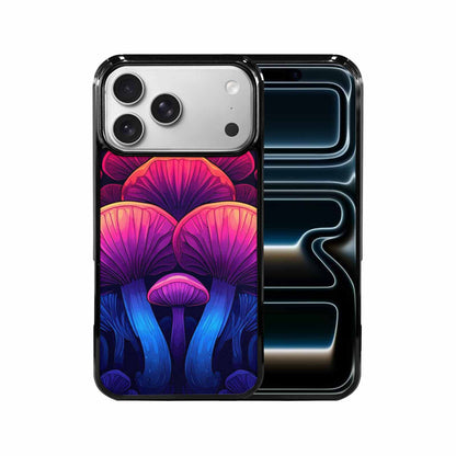 iPhone 17 Pro Max Case — Psychedelic Mushroom Cartoon Pattern Cartoon Cute, Original Design Phone Case
