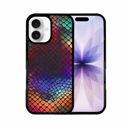 iPhone 17 Case — Snake Print Dark Seamless Animal Print, Custom Designed Case Cover