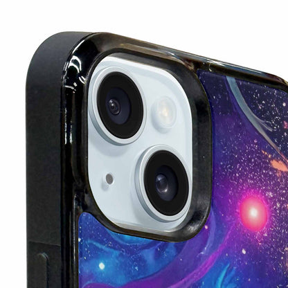 iPhone 15 Plus Case — Lotus Galaxy Art Seamless Pattern Vibrant, Custom Made Phone Cover